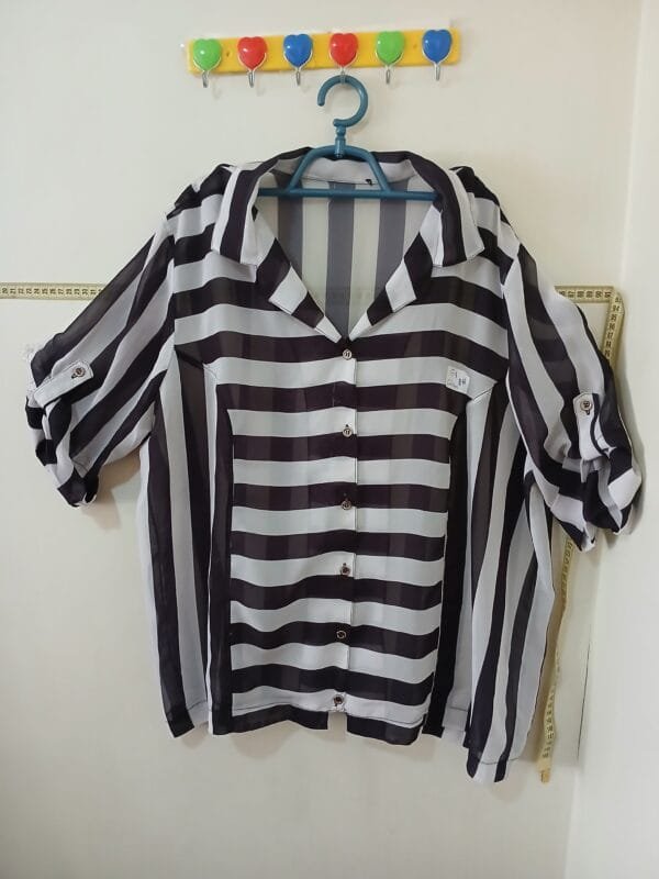 Camisa  em crepe Tam G1