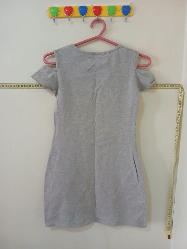 MODA INFANTIL VESTIDO EM MALHA TAM 12 - Imagem 2