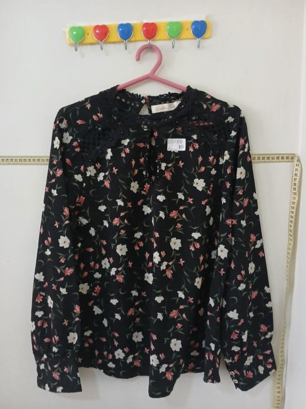 BLUSA PRETA FLORIDA TAM EG