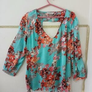 BLUSA EM VISCOSE VERDE TAM XG